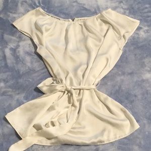 Cream Silky Blouse